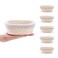 DOYOLLA Mini Oval Proofing Set 65inch set of 5 Sourdough Proofing Baskets Bread Dough Rising Bowls wLiners for Home Sourdough Bakers Baking