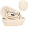 Saint Germain Bakery Premium Round Bread Banneton Basket with Liner Perfect Brotform Proofing Basket for Making Beautiful Bread 10 Oval 2x count