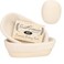 Saint Germain Bakery Premium Round Bread Banneton Basket with Liner Perfect Brotform Proofing Basket for Making Beautiful Bread 10 Oval 2x count