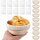Irenare 10 Pcs Bread Banneton Proofing Basket Round Dough Sourdough Proofing Basket Rattan Bakery Baking Bread Bowl with Liner and Scraper Tool Set for Starter Gifts Professional Home Bakers 5 Inch