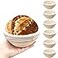 perixir 5 inches Round Banneton Basket for Bread Proofing Dough Proofing Bowls with Removable Liner Good for Home Sourdough Bakers Baking 6 Pack