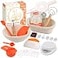 Suu66 30Pcs Sourdough Bread Baking Supplies Sourdough Starter Kit Including 9 inch Round and 10 inch Oval Banneton Proofing BasketPrecision Measuring SpoonsElectronic scales