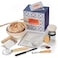 Lillinello Sourdough Starter Kit allinone 18PCS Premium Sourdough Bread Baking Supplies Banneton Bread Proofing Basket Round 9in Handmade Sourdough Starter Jar 22OZ Baking Gift Set Italian Design