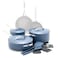 GreenPan Nova 10Piece Cookware Pots Pans Set Oprahs Favorite Things 2024 PFASFree Ceramic Nonstick Fry Saut Stockpot Utensils Lids Induction Suitable Dishwasher Oven Safe Ocean Blue