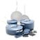 GreenPan Nova 10Piece Cookware Pots Pans Set Oprahs Favorite Things 2024 PFASFree Ceramic Nonstick Fry Saut Stockpot Utensils Lids Induction Suitable Dishwasher Oven Safe Ocean Blue