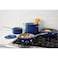 Cuisinart Ceramic Cookware Set Nonstick 12Piece Pots and Pans Set for Even Heat Cooking Dishwasher Safe Stainless Steel Handles Easy Cleanup Sapphire 34C12SP