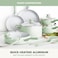 GreenPan Dover Healthy Ceramic Nonstick 12 Piece Cookware Pots and Pans Set PFASFree Dishwasher Safe Comfort Grip Handle Pastel Green