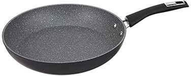 Bialetti Impact Textured Nonstick OvenSafe Frying Pan 12 Inch Gray