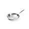 All-Clad AllClad D5 5Ply Brushed Stainless Steel Fry Pan 10 Inch Induction Oven Broiler Safe 600F Pots and Pans Cookware Silver