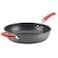 Rachael Ray Create Delicious Deep Hard Anodized Nonstick Frying Pan Fry Pan Hard Anodized Skillet 125 Inch Gray