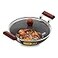 Hawkins Futura Fish Fry Kadhai with Glass lid 25 ltr