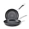 Anolon X Aluminum Nonstick Cookware Frying PansSkillet Set 825 Inch and 10 Inch Dark Gray