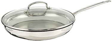 Cuisinart 12 Inch Skillet with Glass Cover Chefs Classic Collection 72230G