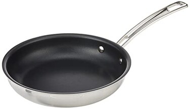 Cuisinart MultiClad Pro 8 Open Skillet 8Inch Non Stick Stainless Steel MCPS22C20NSN