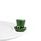 nf nora fleming Nora Fleming Spot o Irish St Patty Hat A87 HandPainted Ceramic Holiday Dcor Spring Minis for The Home and Office Green