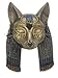unp Bastet Mask Egyptian Wall Plaque Sculpture