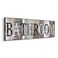 Pinetree Art Bathroom Decorative Signs Inspirational Motto Canvas Prints with Solid Wood Inner Frame Bathroom 236 x 79 Inch