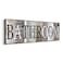 Pinetree Art Bathroom Decorative Signs Inspirational Motto Canvas Prints with Solid Wood Inner Frame Bathroom 236 x 79 Inch