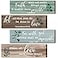 Yulejo 4 Pieces Bible Verses Wall Decor Psalms Scripture Wooden Christian Sign Rustic Wall Art Prayer Decorations for Home Retro