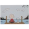 Open Road Brands Peanuts Charlie Brown and Snoopy On Dock Gallery Wrapped Canvas Wall Decor Peaceful Peanuts Wall Art for Home