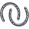 GGTYHAO Cast Iron Horseshoefor Good Lucky Durable Cast Iron Medium Horseshoe 5 Holes On Each Side for Wall Hung