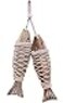 Attraction Design Rustic Nautical Wooden Fish Decor Hanging Fish Sculpture for Wall Beach Theme Home Decor Bedroom Bathroom Lake House S