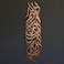 iwa concept Metal Basmala Islamic Wall Art Bismillah Ramadan Wall Decorations Modern Muslim Housewarming Gift Arabic Calligraphy Vertical Design 39 x 95 inches Copper