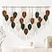 KHOYIME Large Macrame Wall Hanging Boho Woven Tapestry Chic Home Decor Modern Bohemian Handmade Leaf Feather Wall Art Decorations for Apartment Living Room Bedroom Nursery Backdrop 515 W X 335 L