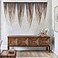 IOWER Macrame Wall Hanging Brown DipDyed Large Macrame Wall Decor For Living Room Boho Fiber Art for Office Decoration 57 W x 41 L
