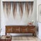 IOWER Macrame Wall Hanging Brown DipDyed Large Macrame Wall Decor For Living Room Boho Fiber Art for Office Decoration 57 W x 41 L