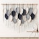 Weldomcor Macrame Wall Hanging Leaf Woven Tapestry Bohemian Chic Wall Hanging Feather Large Handmade Wall Art Decor for Bedroom Living Room Apartment Ornament 39 inch