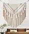 Jakalin Large Macrame Wall Hanging Macrame Wall Decor Boho Panels Handmade Yarn Wall Art Living Room Bedroom Home Decor 47 Wx 55 L