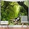 Llamazing Forest Landscape Home Decor Living Room Bedroom Magic Tapestry Green Creek 78L60W