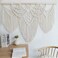 Achart Macrame Wall Hanging Large Boho Wall Decor large wall art Wall Decor Living Room Macrame Tapestry Boho Decor for Bedroom BeigeFringe