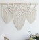 Achart Macrame Wall Hanging Large Boho Wall Decor large wall art Wall Decor Living Room Macrame Tapestry Boho Decor for Bedroom BeigeFringe