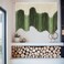 IOWER Large Macrame Wall Hanging Boho Wall Art Green Fiber DipDyed Handmade Macrame Cord for Headboard Bedroom Living Room Fireplace 57 W x 39 L