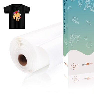 HTVRONT Sublimation Vinyl for DarkLight Fabric 12 X 20FT Sublimation HTV Matte Sublimation Blanks for Sublimation ShirtsBagHatPillow