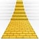 Jectivs 6Pcs Total 45x54 Feet Yellow Brick Road Floor Runner for Wizard Oz Party DecorationsLong Disposable Brick Stone Wall Backdrop Tablecloth for Halloween Princess Cosplay Medieval Castle Party Su