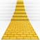 Jectivs 6Pcs Total 45x54 Feet Yellow Brick Road Floor Runner for Wizard Oz Party DecorationsLong Disposable Brick Stone Wall Backdrop Tablecloth for Halloween Princess Cosplay Medieval Castle Party Su