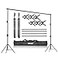 EMART Heavy Duty Background Stand 92 x 10ft Adjustable Backdrop Support System Kit with Carry Bag for Photography