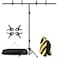 Coliflor TShape Portable Backdrop Stand 65x32ft Adjustable Photo Background Stand Kit Sturdy Small Back Drop Holder with 4 Spring Clamps Carry Bag for Parties Photography and Video Studio