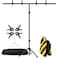 Coliflor TShape Portable Backdrop Stand 65x32ft Adjustable Photo Background Stand Kit Sturdy Small Back Drop Holder with 4 Spring Clamps Carry Bag for Parties Photography and Video Studio