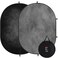 Kate Collapsible Backdrop Pop up Photo Backdrops Folded Grey Black for Photography for Video for Broadcast 5x65ft