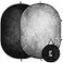Kate 5x65ft15x2m Collapsible Backdrop Folded Microfiber Professional Grey and Black DoubleSided Pop up Collapsible Background for Photography