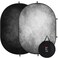 Kate 5x65ft15x2m Collapsible Backdrop Folded Microfiber Professional Grey and Black DoubleSided Pop up Collapsible Background for Photography