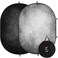 Kate 5x65ft15x2m Collapsible Backdrop Folded Microfiber Professional Grey and Black DoubleSided Pop up Collapsible Background for Photography