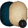 Kate 5x65ft Collapsible Backdrop Pop Up BackdropsDouble Sided Blue Screen and Beige Screen2 in 1 Collapsible and Reversible Background for Photography YouTube Videos and Live Streaming