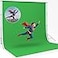 CPLIRIS 10x20ft Green Screen Backdrop for Photography DualSize DualPocket Design Chromakey Background for Photoshoot Game Steaming Zoom Meeting with Both Options of 10 ft and 20 ft in Width