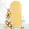 Fanqisi Chiara 72FT Arch Backdrop Gold Sequin Fabric Covers Round Top for Party Banquet Baby Shower Decor