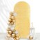 Fanqisi Chiara 72FT Arch Backdrop Gold Sequin Fabric Covers Round Top for Party Banquet Baby Shower Decor